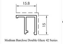 Medium Burclose Dubble Glazing 4.2 series 04223